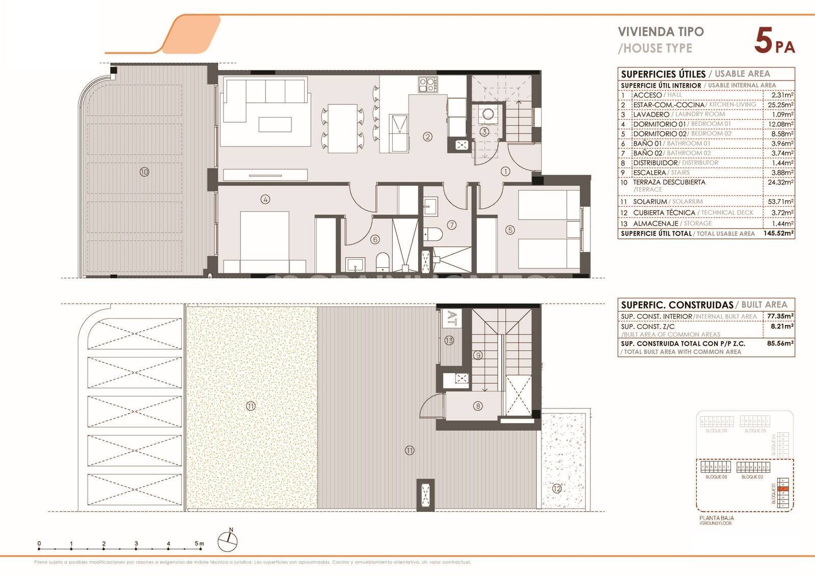 Penthouse à Torrevieja, Alicante, Espagne 3 chambres, 100 m2 No. 146867