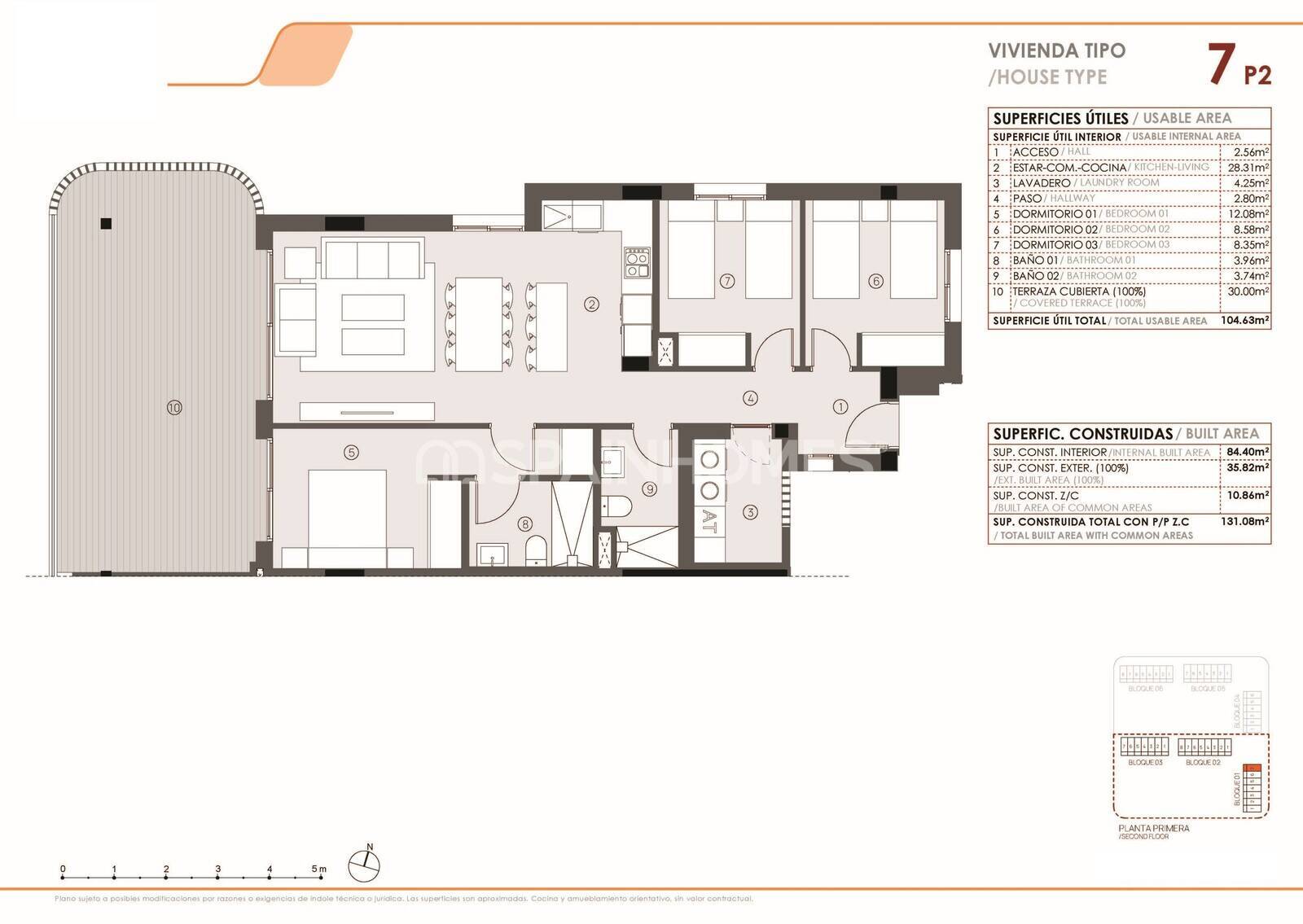 Penthouse à Torrevieja, Alicante, Espagne 3 chambres, 100 m2 No. 146867
