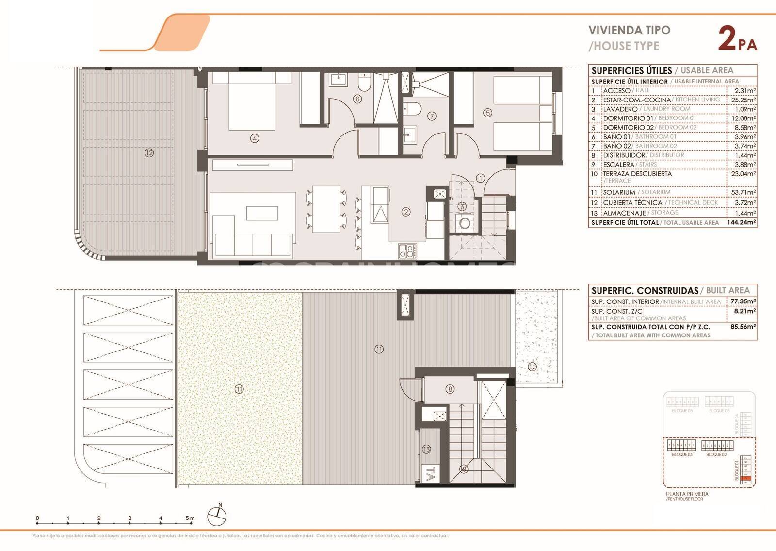 Penthouse à Torrevieja, Alicante, Espagne 3 chambres, 100 m2 No. 146867