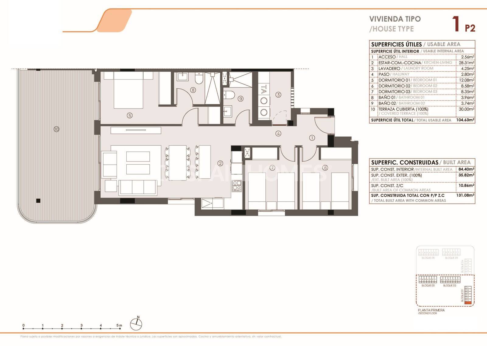Penthouse à Torrevieja, Alicante, Espagne 3 chambres, 100 m2 No. 146867