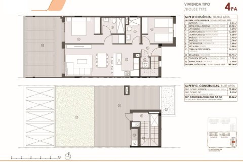 Penthäuser zum Verkauf in Torrevieja, Alicante, Spanien 2 Schlafzimmer, 77 m2 Nr. 146864 - Foto 20