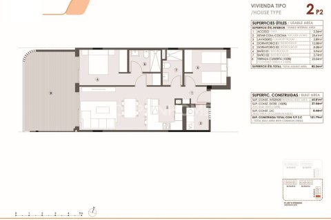 Penthäuser zum Verkauf in Torrevieja, Alicante, Spanien 2 Schlafzimmer, 77 m2 Nr. 146864 - Foto 29