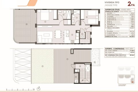 Penthäuser zum Verkauf in Torrevieja, Alicante, Spanien 2 Schlafzimmer, 77 m2 Nr. 146864 - Foto 18