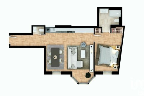 Продажа квартиры в Барселона, Испания 1 спальня, 70м2 №154164 - фото 28