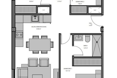 Apartament w El Campello, Alicante, Hiszpania 3 sypialnie, 74 mkw. nr 168626 – zdjęcie 12