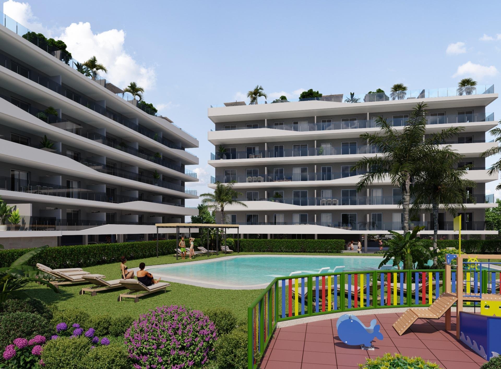 Lägenhet i Santa Pola, Alicante, Spanien 3 sovrum, 80 kvm. Nr. 96637