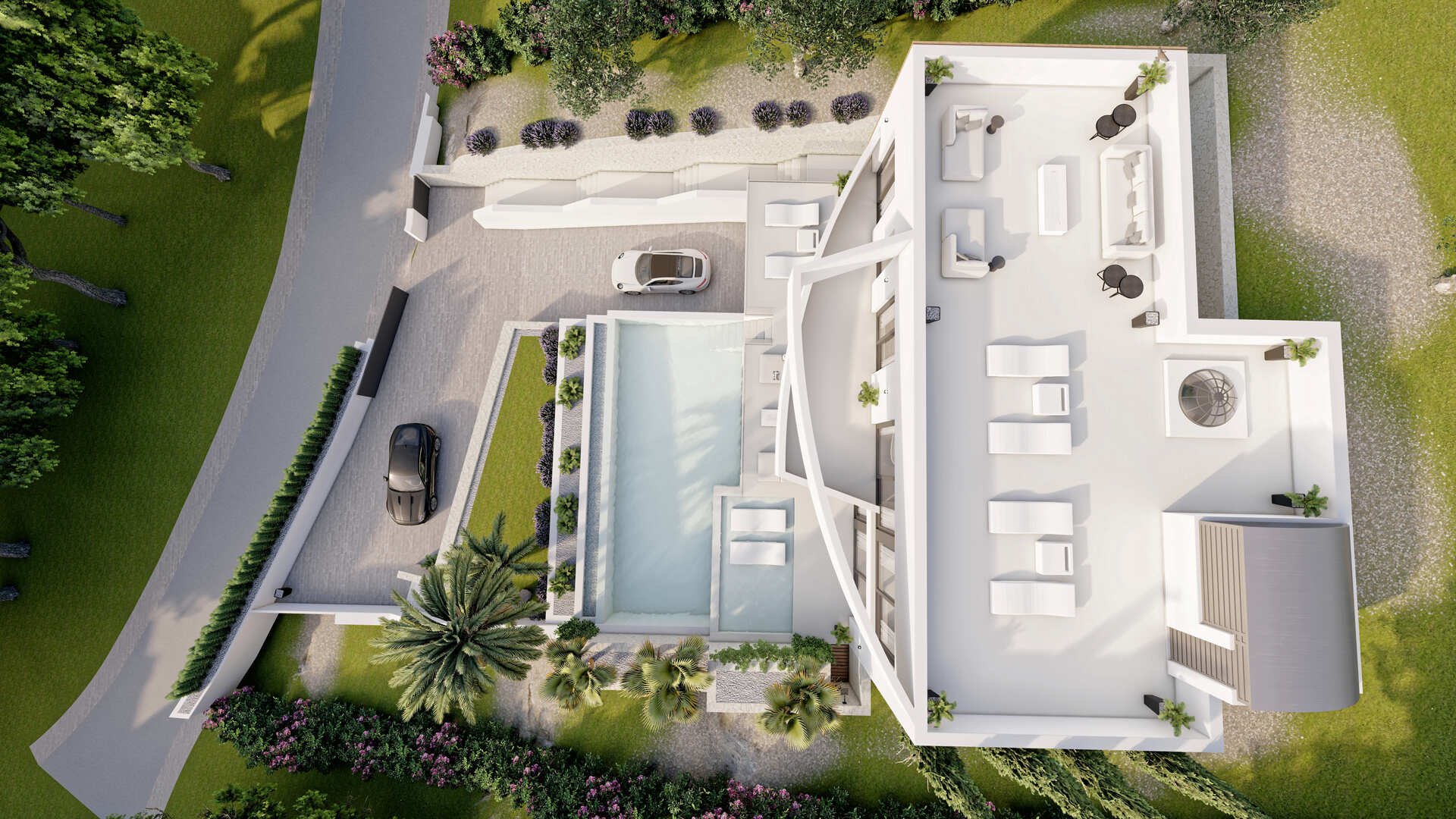 Villa i Altea, Alicante, Spanien 4 sovrum, 540 kvm. Nr. 137337