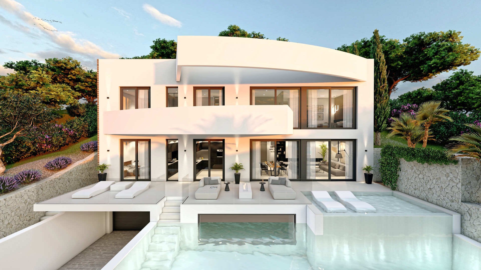 Villa i Altea, Alicante, Spanien 4 sovrum, 540 kvm. Nr. 137337