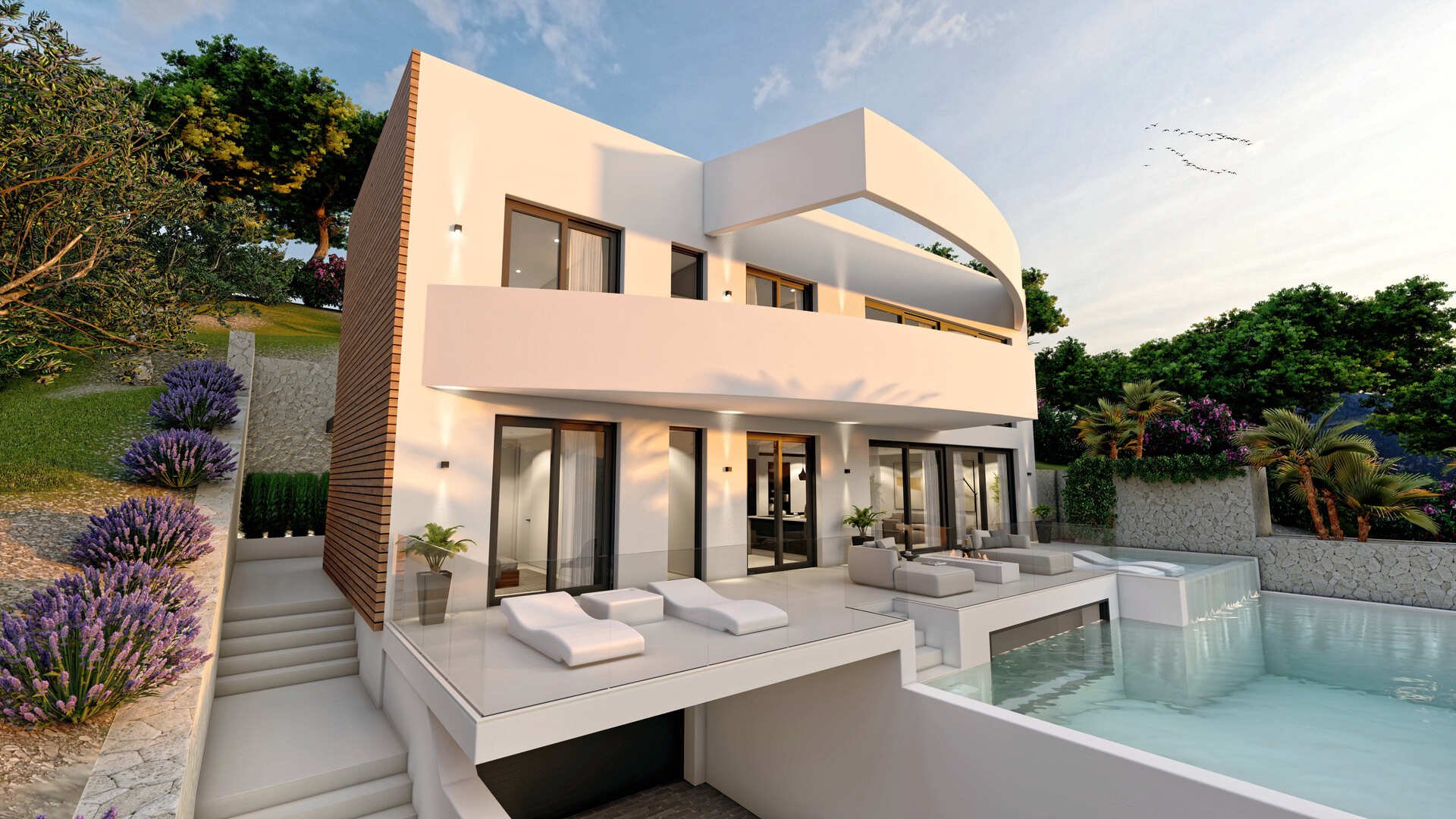 Villa i Altea, Alicante, Spanien 4 sovrum, 540 kvm. Nr. 137337