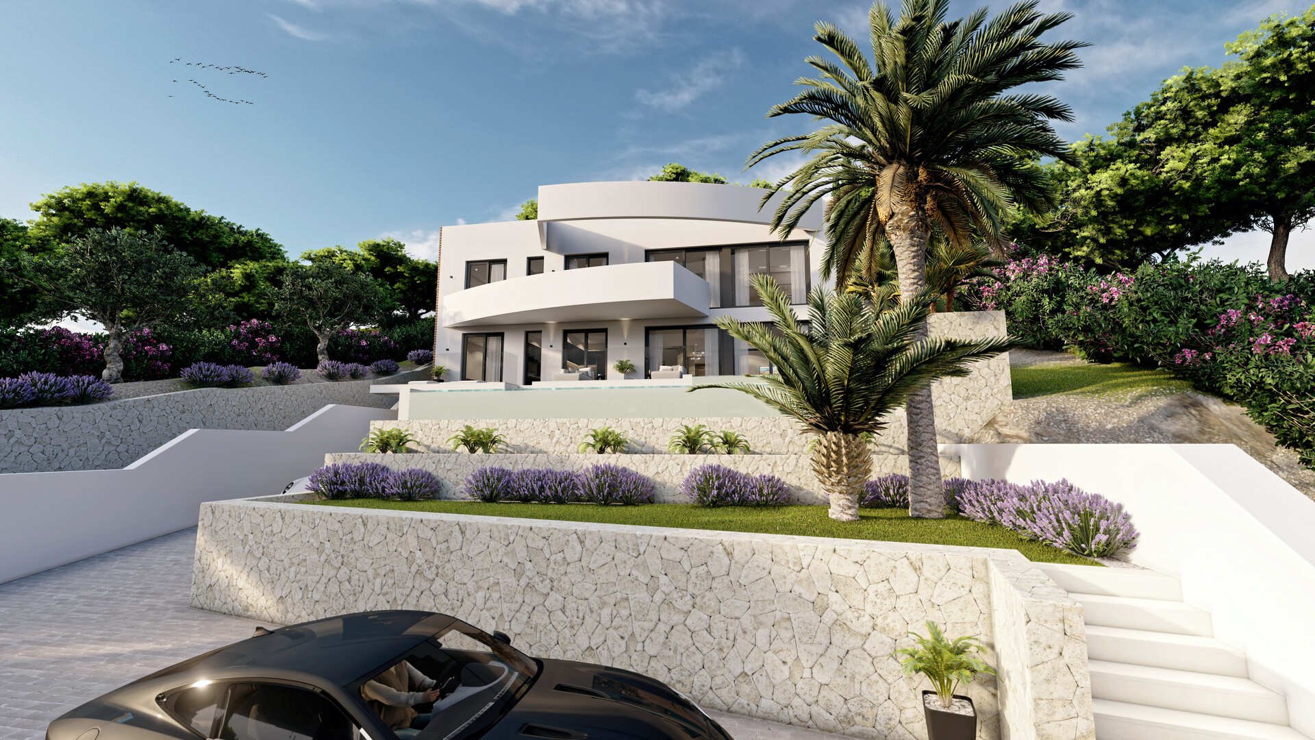 Villa i Altea, Alicante, Spanien 4 sovrum, 540 kvm. Nr. 137337