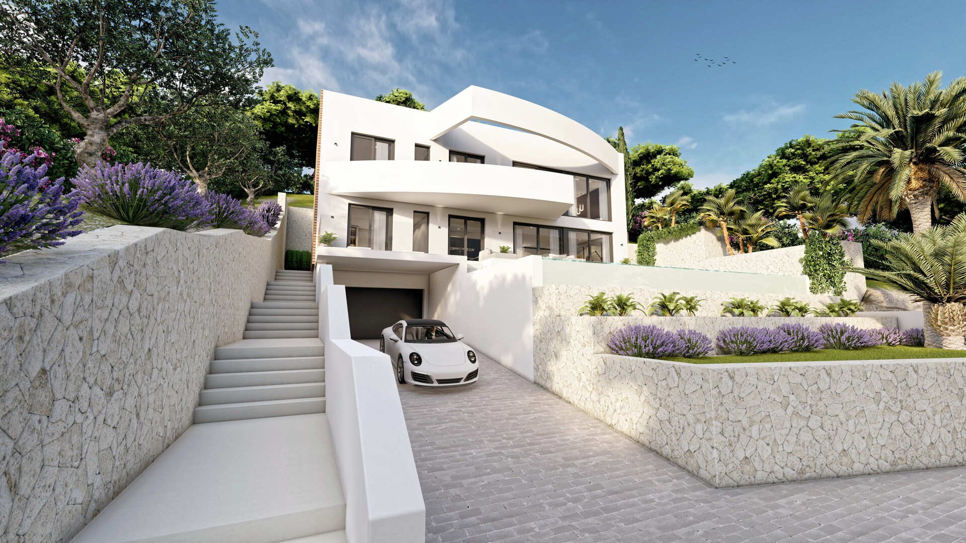 Villa i Altea, Alicante, Spanien 4 sovrum, 540 kvm. Nr. 137337