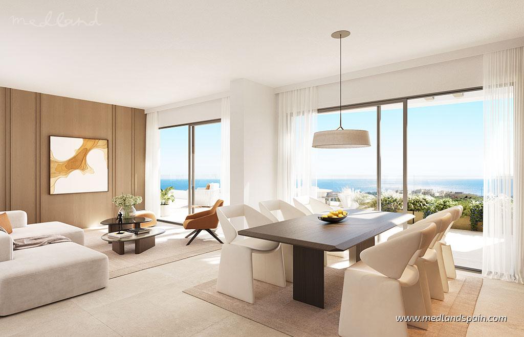 Huoneisto Mijas Costa, Malaga, Espanja 3 makuuhuonetta, 127 m2 No. 149829