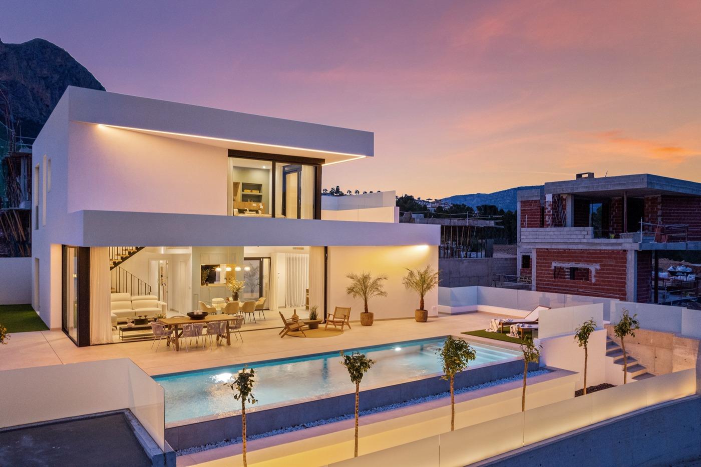 Villa in Polop, Alicante, Spain 3 bedrooms, 306 sq.m. No. 135132