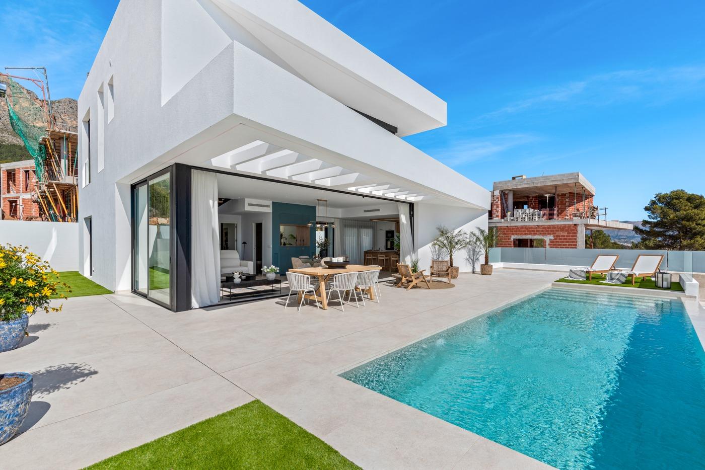 Villa in Polop, Alicante, Spain 3 bedrooms, 306 sq.m. No. 135132