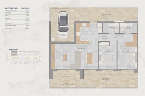 Bungalowi myytävänä Torre-Pacheco, Murcia, Espanja, 2 makuuhuonetta, 78 m2 No. 141972 - kuva 13