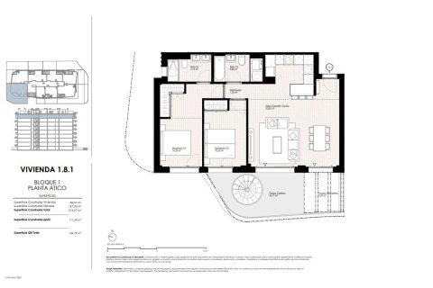Penthouse for sale Villajoyosa, Alicante, Spain 2 bedrooms, 111 sq.m. No. 137583 - photo 16