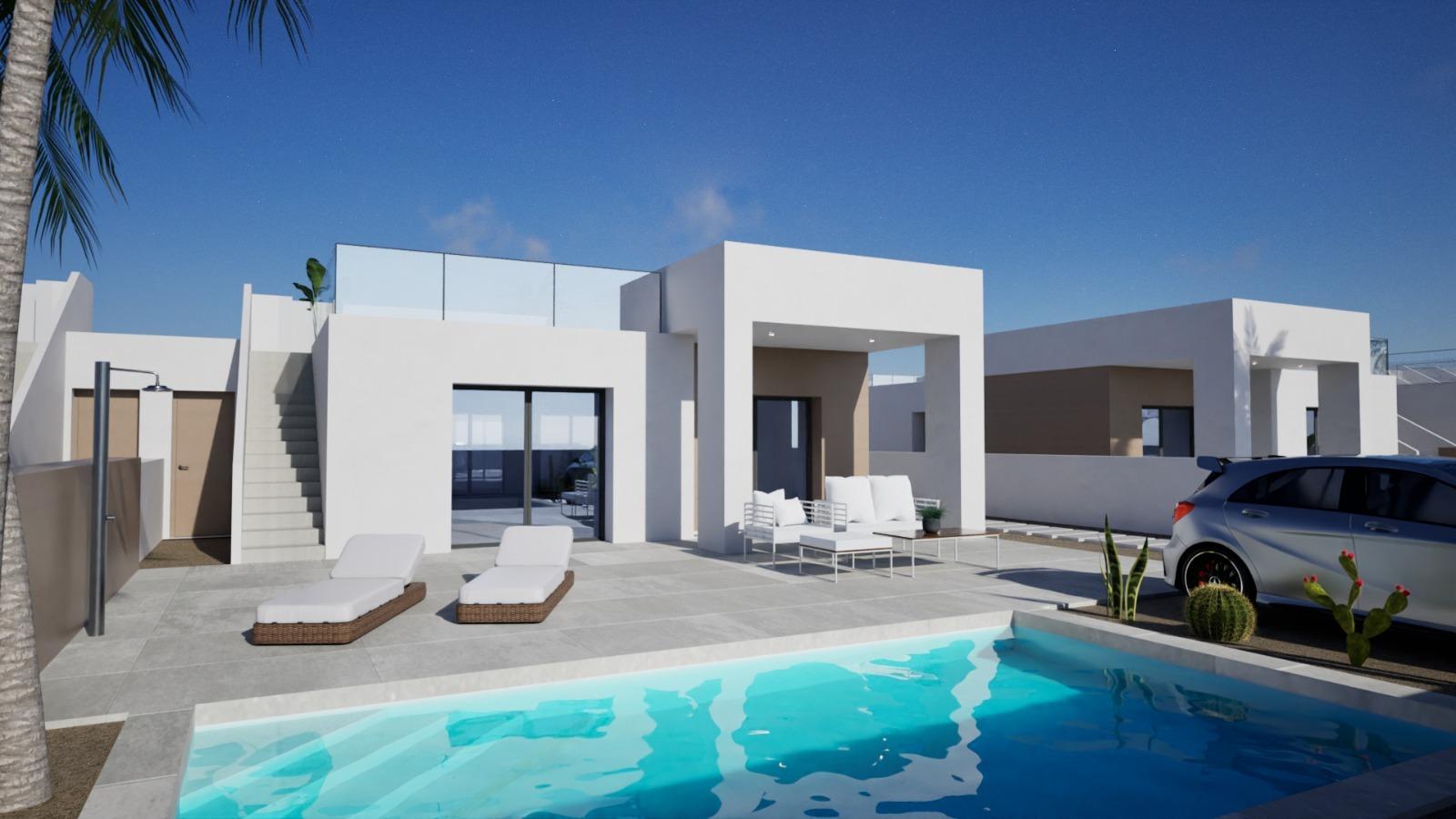 Villa i La Romana, Alicante, Spanien 3 sovrum, 127 kvm. Nr. 135738