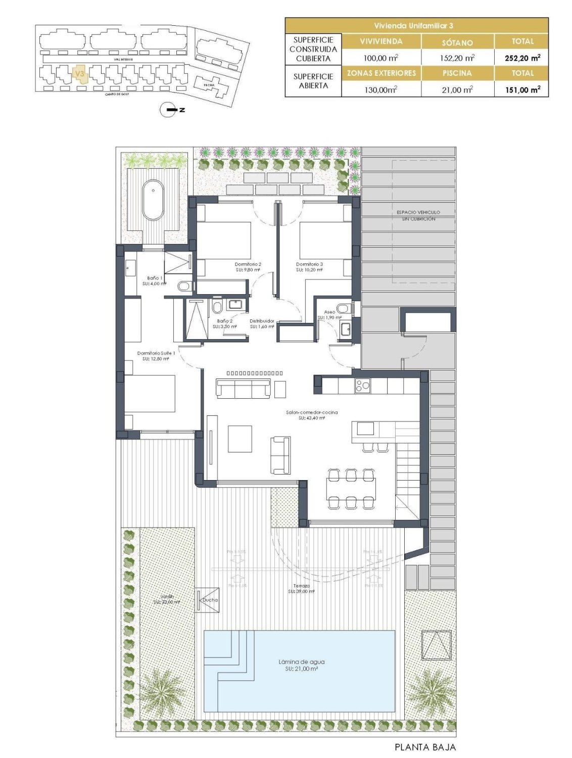 Villa Los Alcazares, Murcia, Spānijā 3 istabas, 252 m2 Nr. 170137