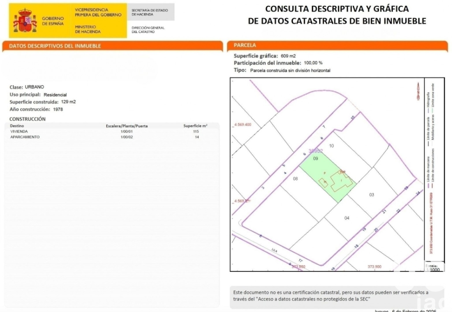 Parcela en La Bisbal Del Penedes, Tarragona, España 610 m2 No. 185964