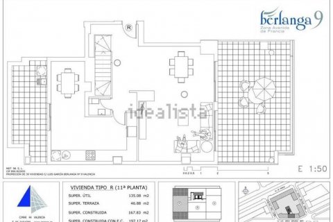 Penthäuser zum Verkauf Valencia, Spanien 2 Schlafzimmer, 200 m2 Nr. 117073 - Foto 3
