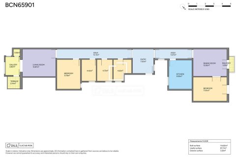 Apartamento en venta en Barcelona, España 5 dormitorios, 120 m2 No. 164320 - foto 30