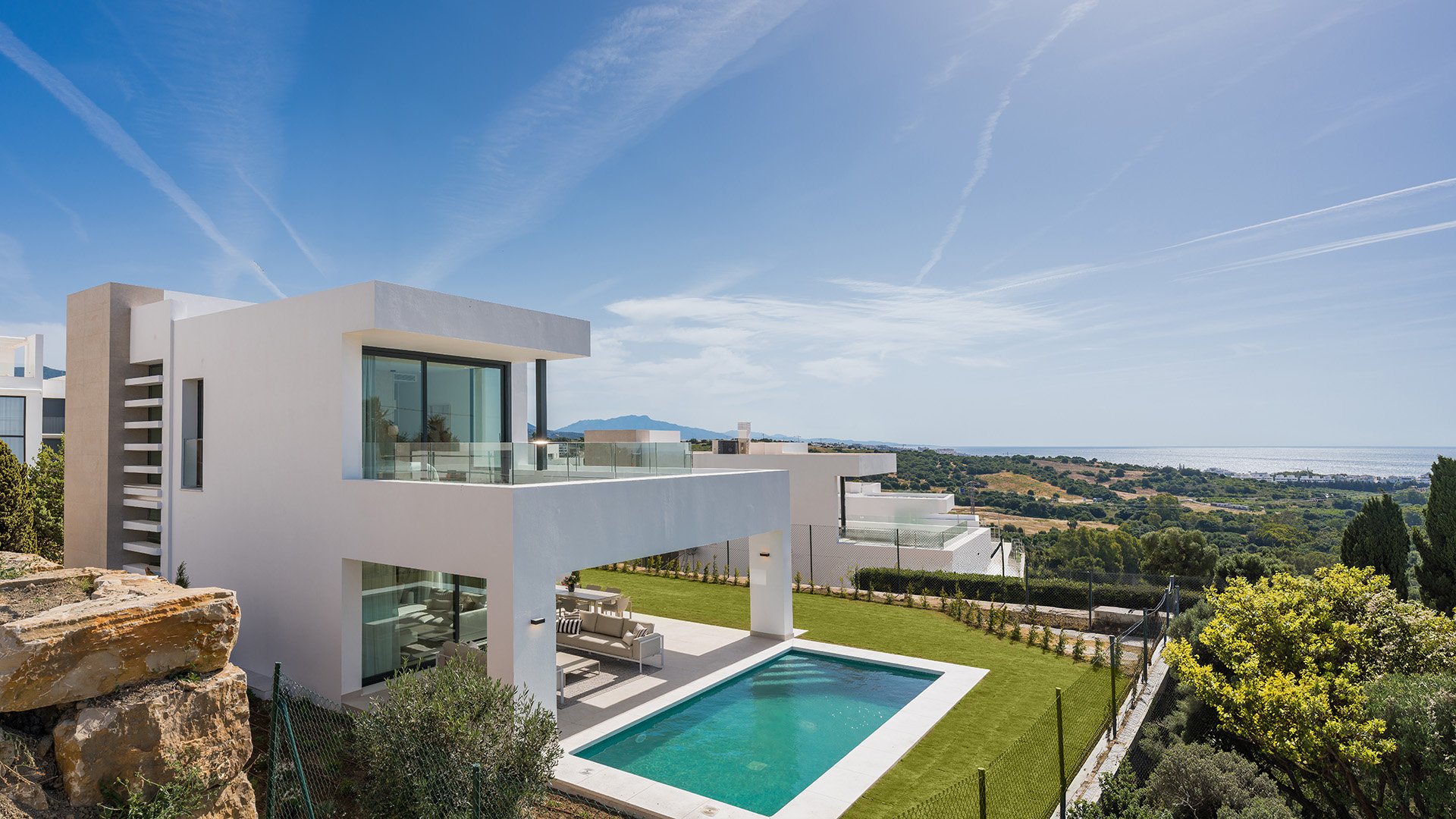 Villa i Estepona, Malaga, Spanien 3 sovrum, 226 kvm. Nr. 135456