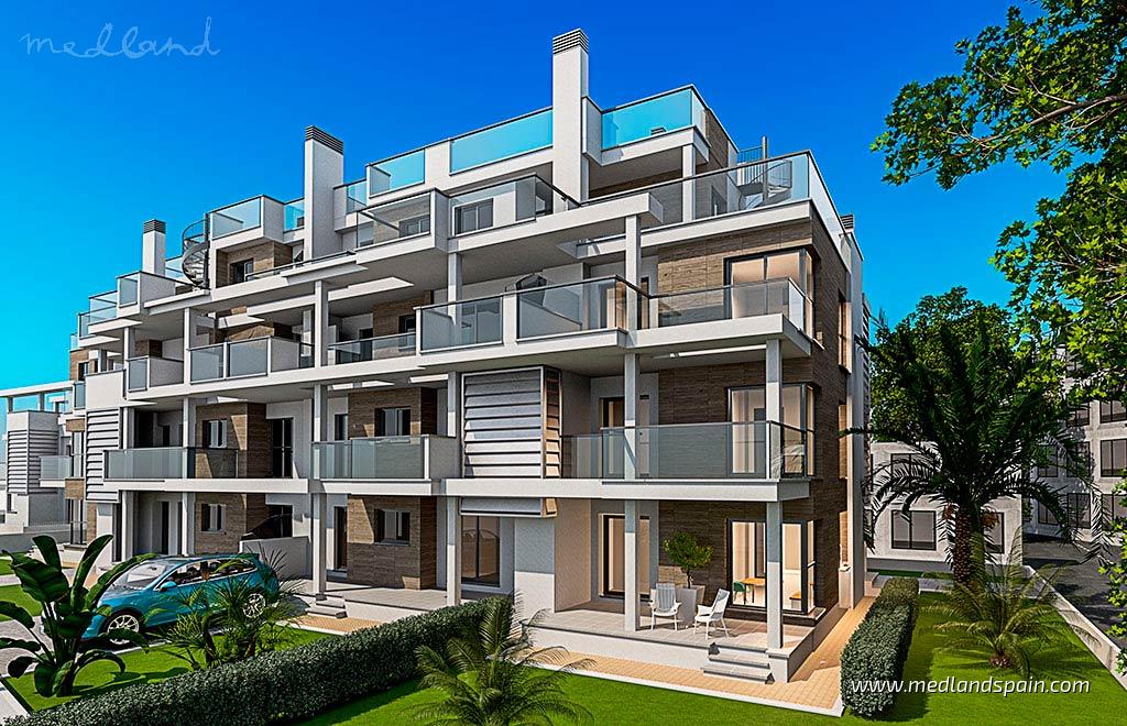 Apartment in Denia, Alicante, Spain 3 bedrooms, 82 sq.m. No. 119614