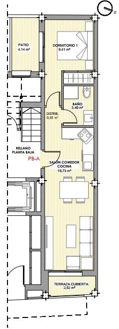 Apartament w Alicante, Hiszpania 1 sypialnia, 45 mkw. nr 183730