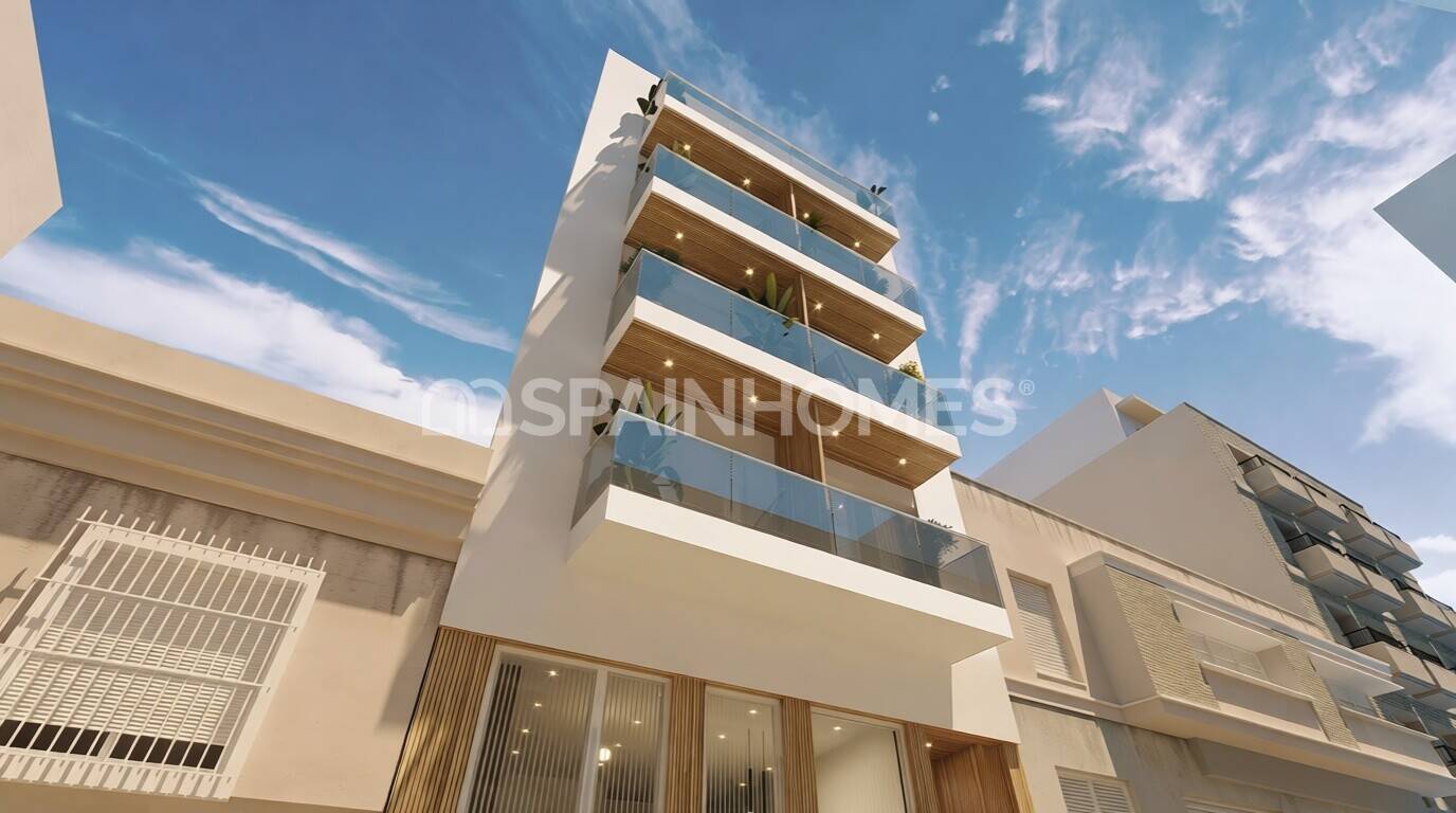 Apartment in Torrevieja, Alicante, Spain 2 bedrooms, 75 sq.m. No. 148729