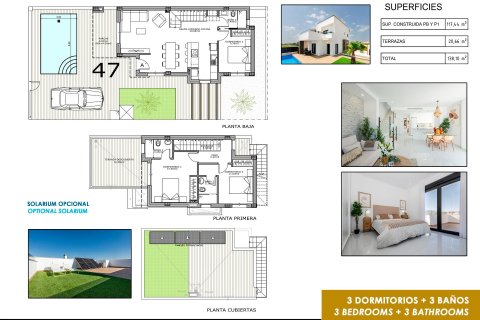 Продажа виллы в Вистабелья, Аликанте, Испания 3 спальни, 118м2 №142553 - фото 5