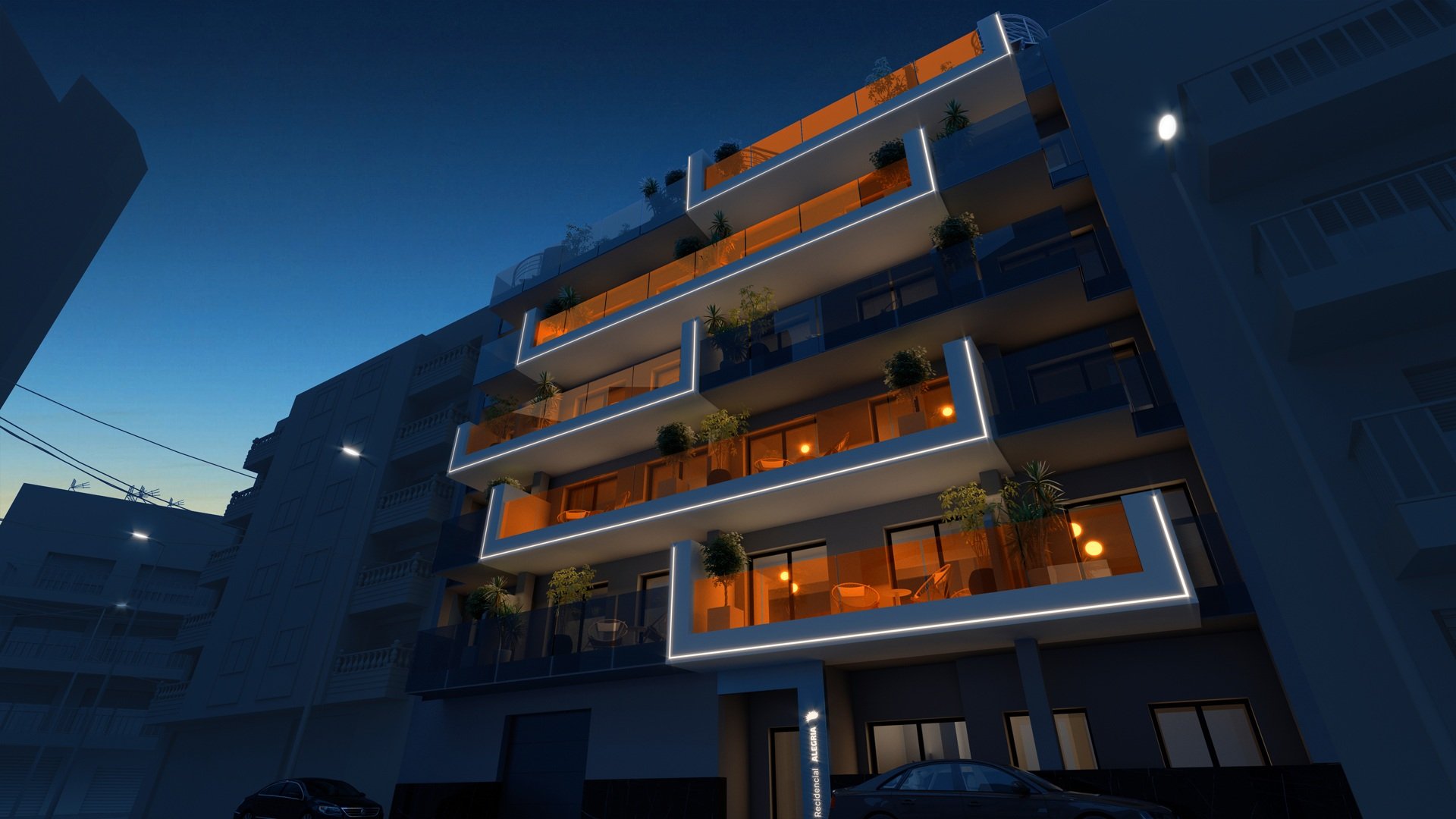 Apartment in Alegria Residencial XXI, Torrevieja, Alicante, Spa, 3 bedrooms, 112.91 sq.m. No. 71701