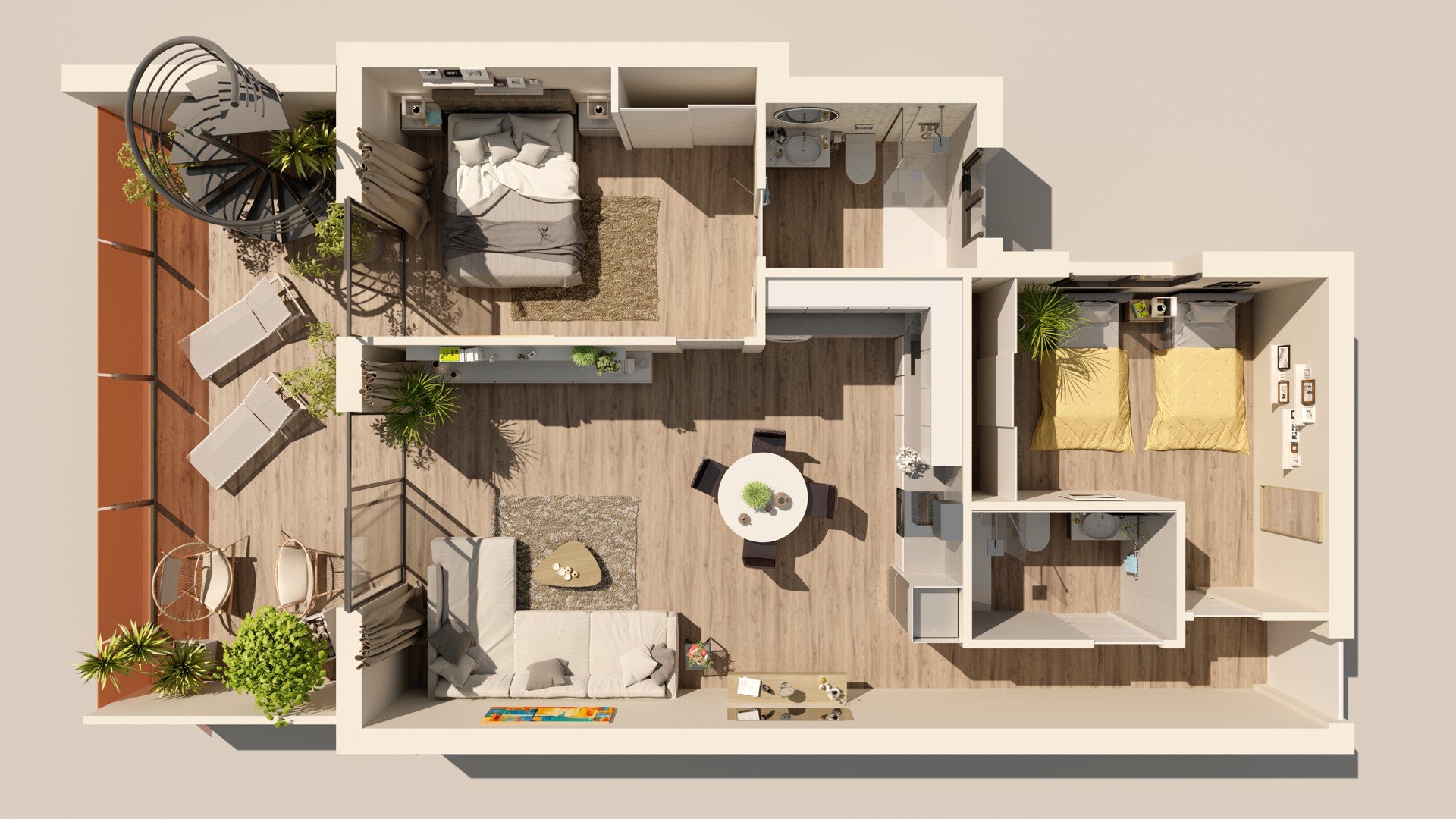 Apartment in Alegria Residencial XXI, Torrevieja, Alicante, Spa, 3 bedrooms, 112.91 sq.m. No. 71701