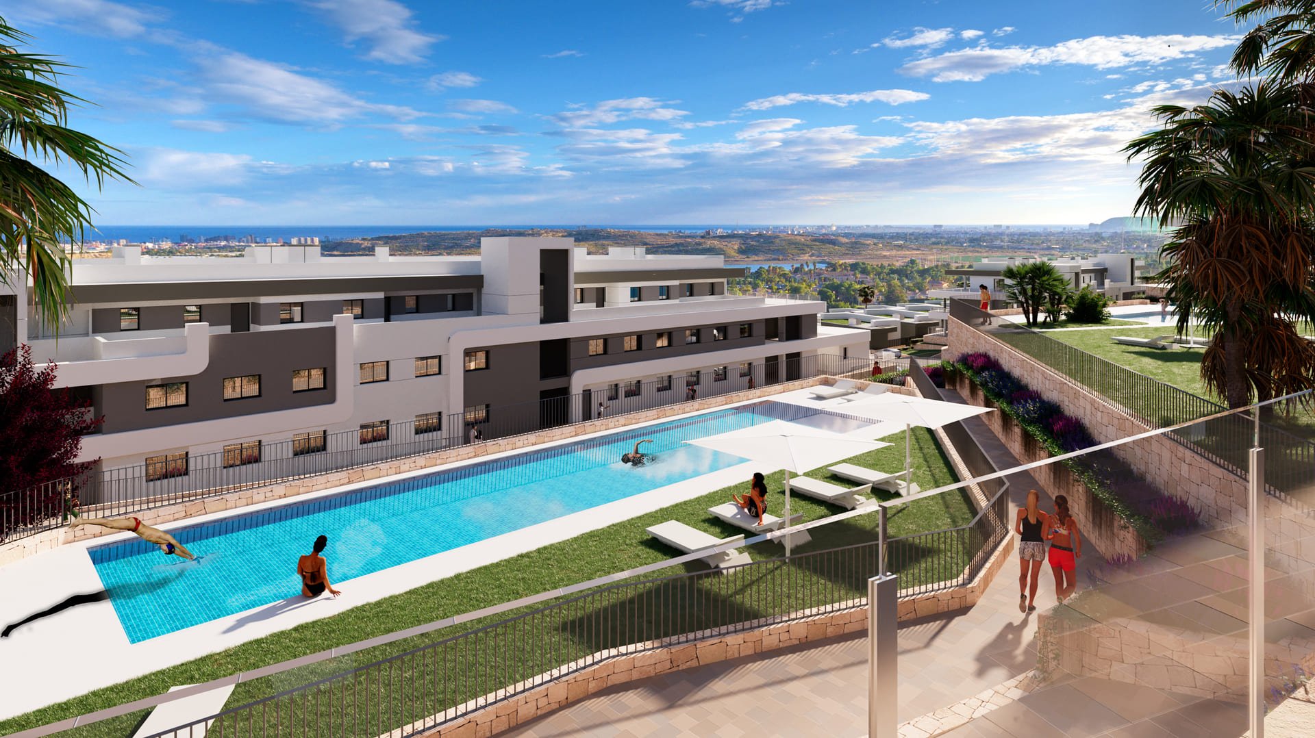 Attico a Mutxamel, Alicante, Spagna 3 camere da letto, 133 mq. N° 161023