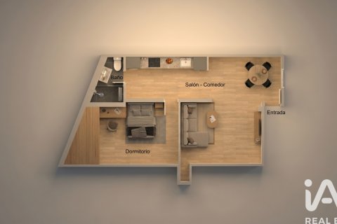 Продажа квартиры в Мадрид, Испания 1 спальня, 45м2 №187795 - фото 27