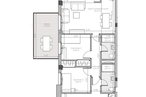 Wohnung zum Verkauf in Mijas, Malaga, Spanien 3 Schlafzimmer, 75 m2 Nr. 153455 - Foto 13