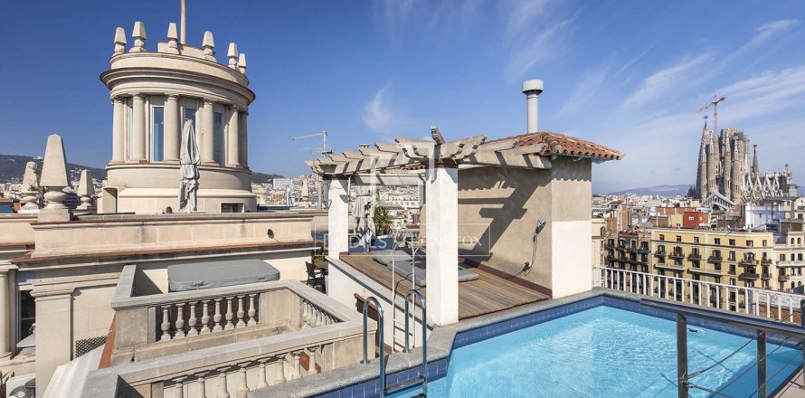 Penthouse w Barcelona, Hiszpania 5 sypialni, 346 mkw. nr 150920