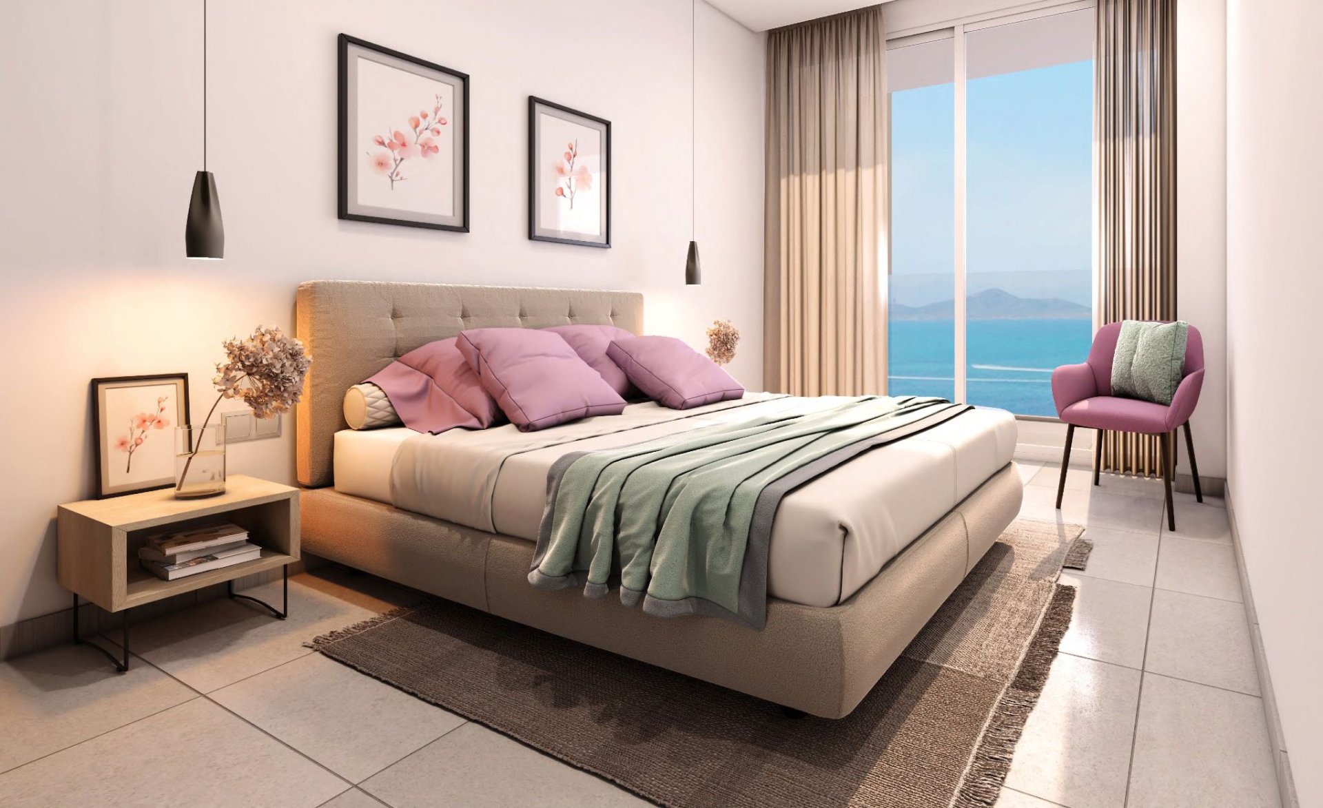 Apartamento en La Manga del Mar Menor, Murcia, España 1 dormitorio, 78 m2 No. 142946