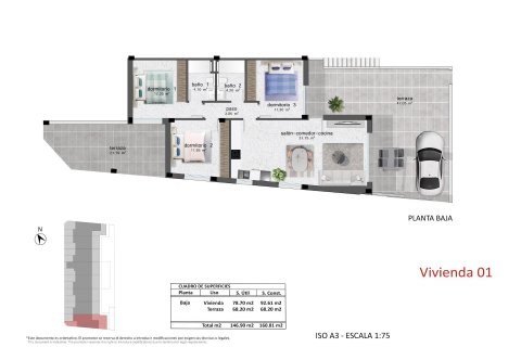 Bungalow till salu Pilar de la Horadada, Alicante, Spanien 3 sovrum, 92 kvm. Nr. 112584 - foto 18