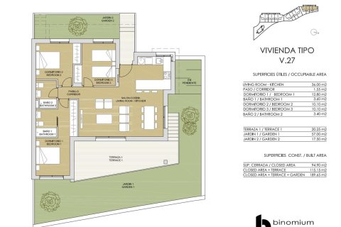 Huoneisto myytävänä Pilar de la Horadada, Alicante, Espanja, 3 makuuhuonetta, 95 m2 No. 192316 - kuva 15