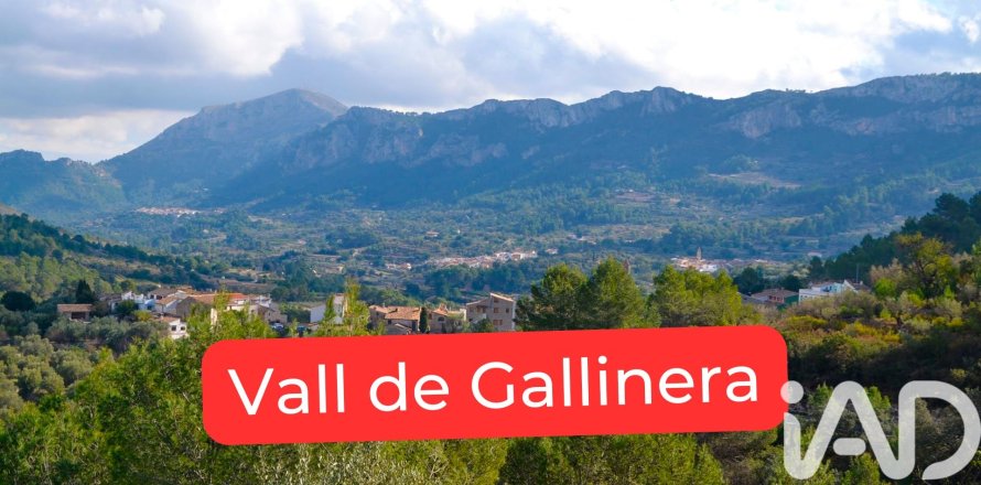 Villa i Vall De Gallinera, Alicante, Spanien 6 sovrum, 400 kvm. Nr. 152538