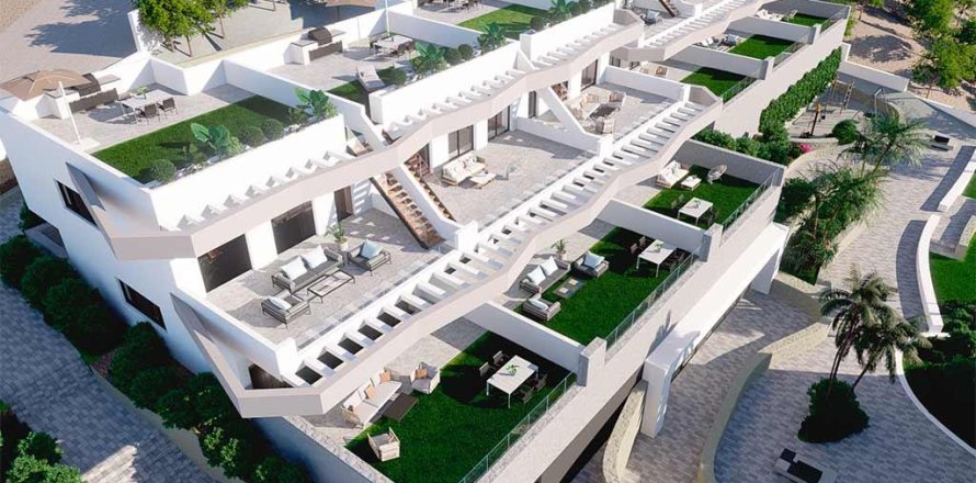 Квартира Финестрат, Аликанте, Испания 2 спальни, 90м2 №139654