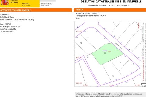 Tontti myytävänä Vilanova i la Geltru, Barcelona, Espanja , 1413 m2 No. 192817 - kuva 10