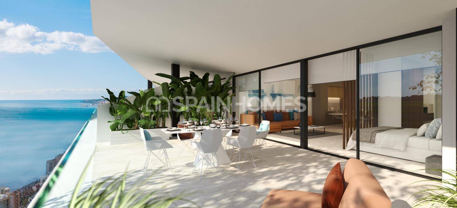 Penthauss Fuengirola, Malaga, Spānijā 4 istabas, 261 m2 Nr. 146838