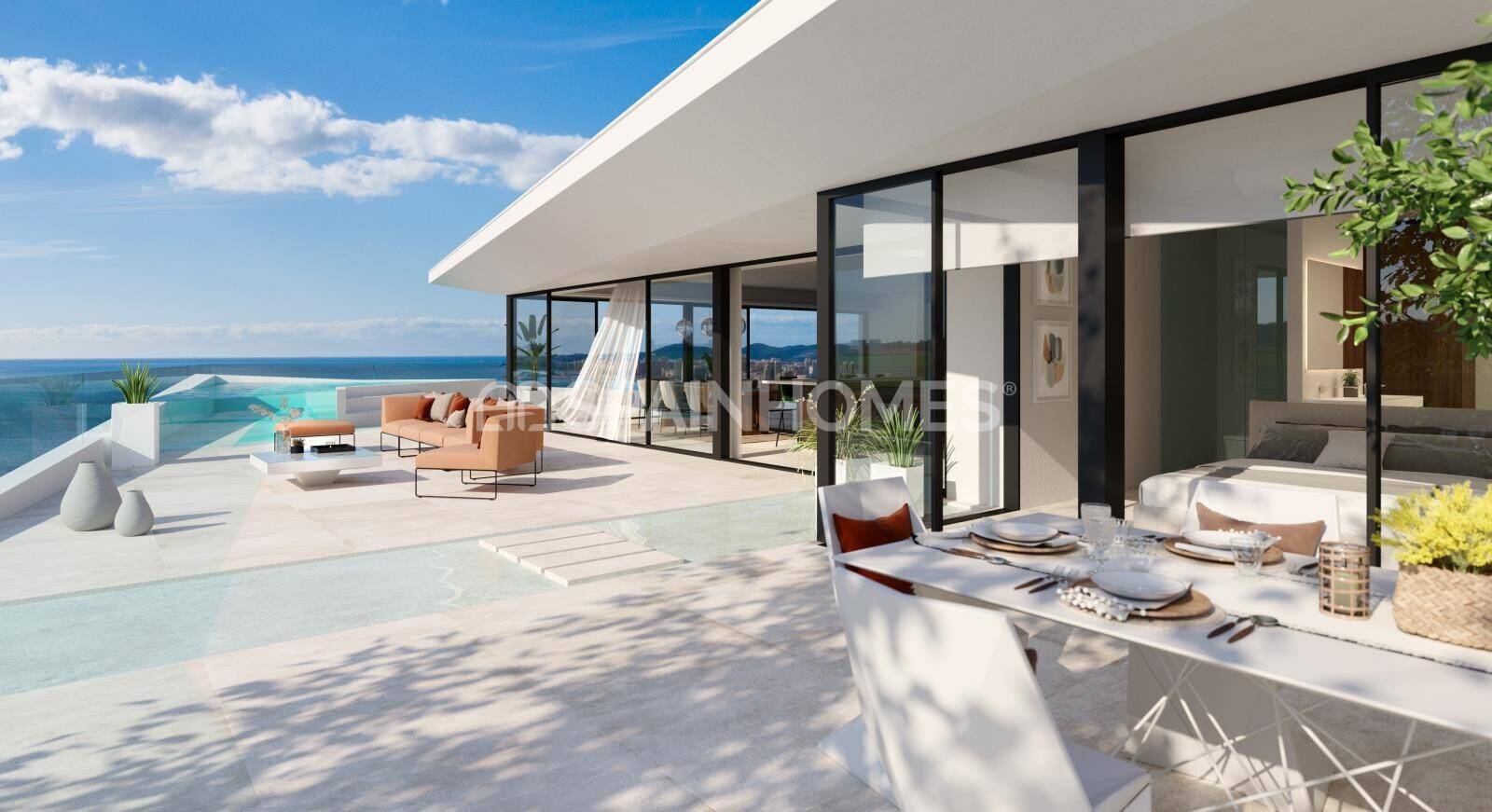 Penthauss Fuengirola, Malaga, Spānijā 4 istabas, 261 m2 Nr. 146838