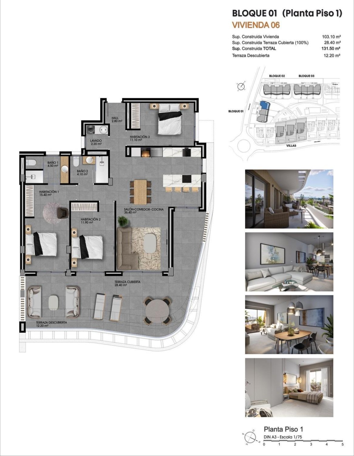 Apartament w Benidorm, Alicante, Hiszpania 3 sypialnie, 103 mkw. nr 149428