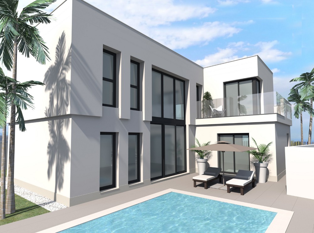 Villa en Torrevieja, Alicante, España 4 dormitorios, 198 m2 No. 96685