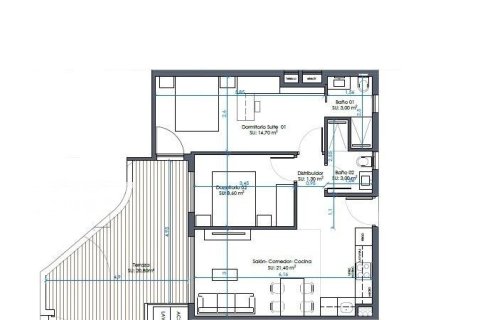 Apartament Guardamar del Segura, Alicante, Hiszpania 2 sypialnie, 76 mkw. nr 133927 – zdjęcie 13