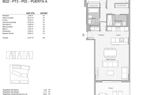 Apartamento en venta en Estepona, Málaga, España 2 dormitorios, 113 m2 No. 169261 - foto 10