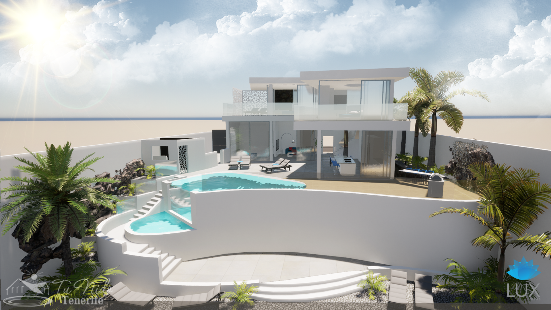 Villa en Torviscas, Tenerife, España 5 dormitorios, 273 m2 No. 38053