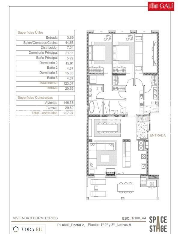 Huoneisto Principado De Andorra (Ninguna Poblacion Tiene C.P.), Lleida, Espanja 3 makuuhuonetta, 167 m2 No. 178718